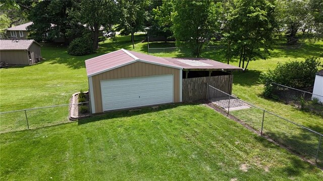 241 E S St, Peculiar, MO 64078 - view of detached garage
