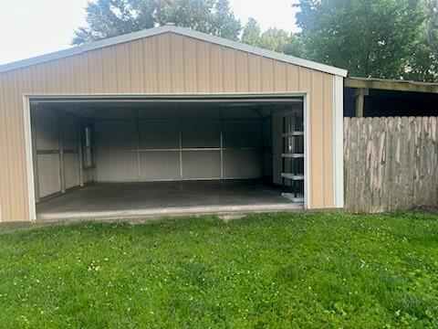 241 E S St, Peculiar, MO 64078 - view of detached garage