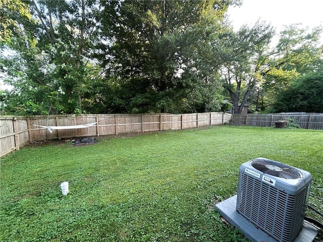 8719 E 57th St, Raytown, MO 64129 - fenced backyard featuring view of wooded area