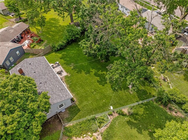 7135 Conser St, Overland Park, KS 66204 - drone / aerial view