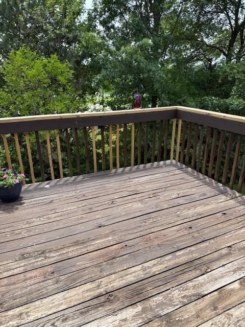 1235 Ashley Ln, Grain Valley, MO 64029 - view of wooden terrace