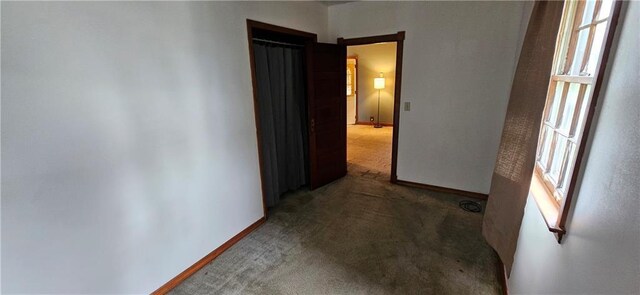 123 NW 1501st Rd, Holden, MO 64040 - hallway with carpet flooring and baseboards
