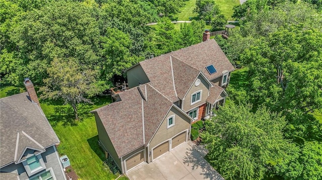 8355 Hallet St, Lenexa, KS 66215 - aerial view of property and surrounding area