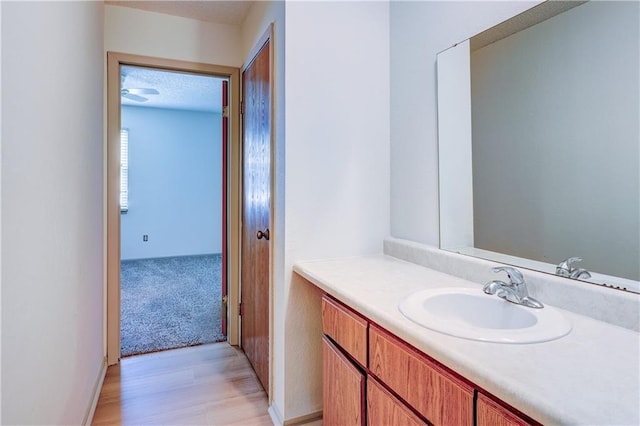 11321 W 77th Ter, Overland Park, KS 66214 - bathroom featuring wood finished floors and vanity
