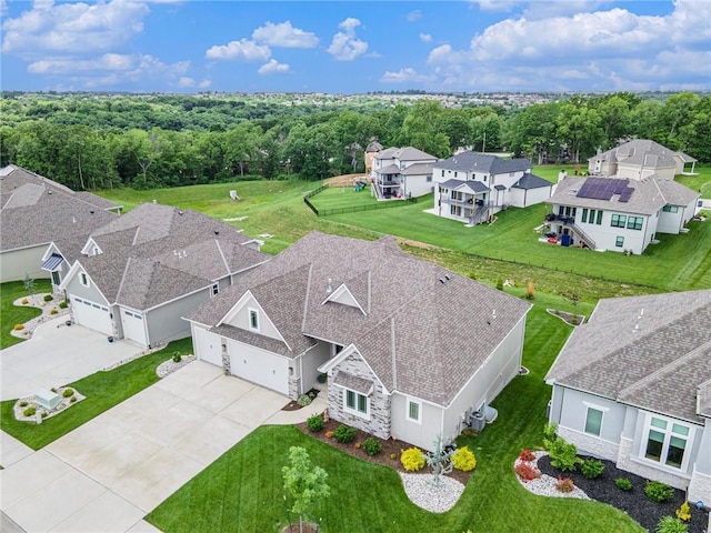 130 NW Ambersham Dr, Lees Summit, MO 64081 - aerial perspective of suburban area