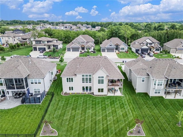 130 NW Ambersham Dr, Lees Summit, MO 64081 - aerial perspective of suburban area