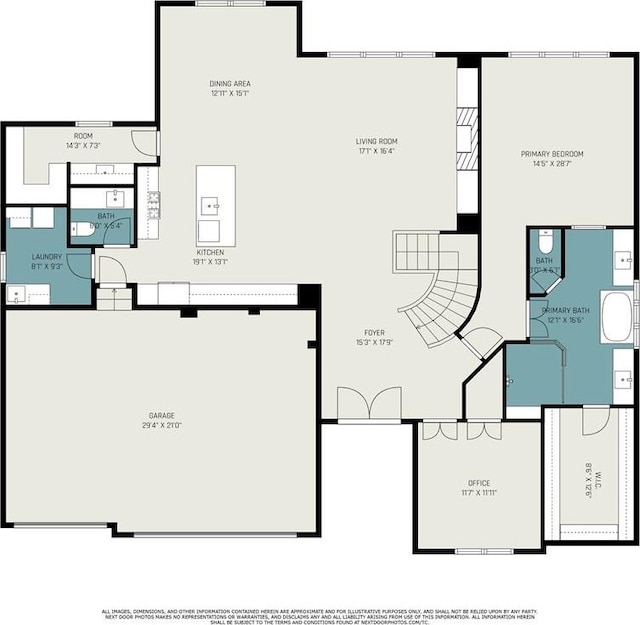 130 NW Ambersham Dr, Lees Summit, MO 64081 - view of room layout