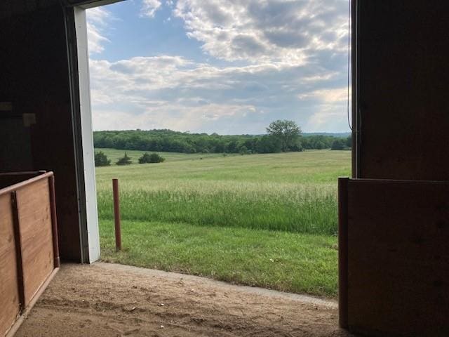 9643 Y Rd, Meriden, KS 66512 - view of yard with a view of rural / pastoral area