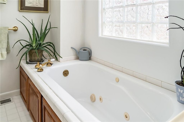 9643 Y Rd, Meriden, KS 66512 - bathroom featuring a jetted tub