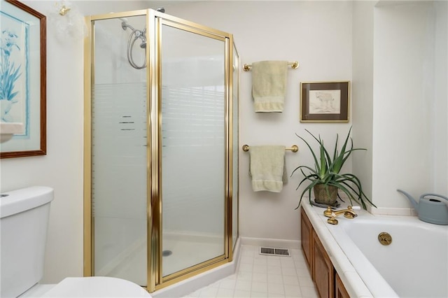 9643 Y Rd, Meriden, KS 66512 - full bathroom featuring a shower stall and a bath