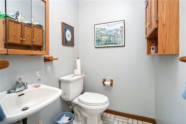9643 Y Rd, Meriden, KS 66512 - bathroom featuring a sink and toilet