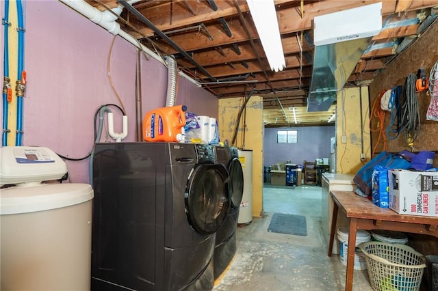 9643 Y Rd, Meriden, KS 66512 - washroom featuring independent washer and dryer