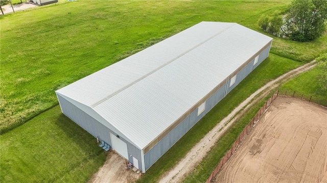 9643 Y Rd, Meriden, KS 66512 - view from above of property