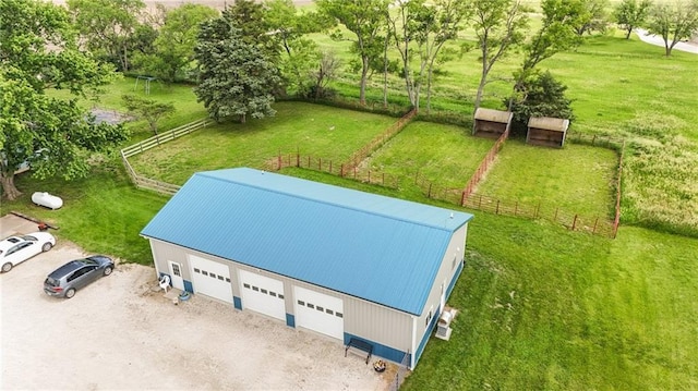 9643 Y Rd, Meriden, KS 66512 - drone / aerial view