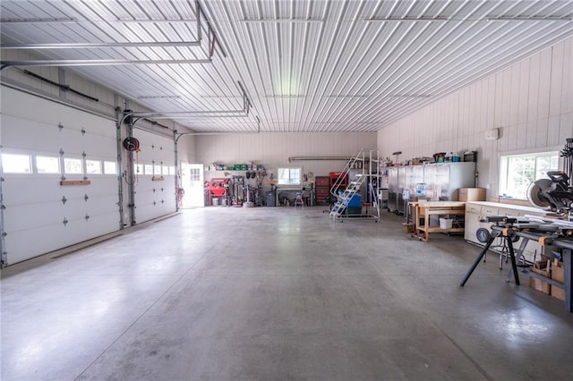 9643 Y Rd, Meriden, KS 66512 - view of garage
