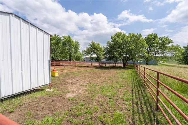 9643 Y Rd, Meriden, KS 66512 - view of yard with a rural view