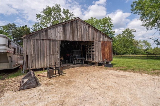 9643 Y Rd, Meriden, KS 66512 - view of pole building with driveway