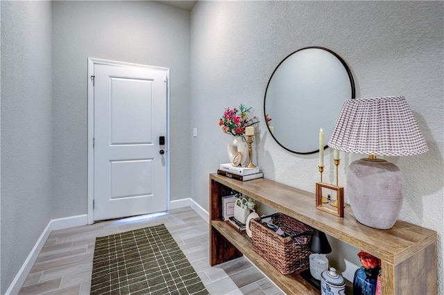 7526 Apache Dr, Lenexa, KS 66227 - entrance foyer with a textured wall