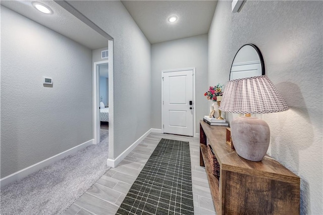7526 Apache Dr, Lenexa, KS 66227 - hallway with a textured wall and baseboards