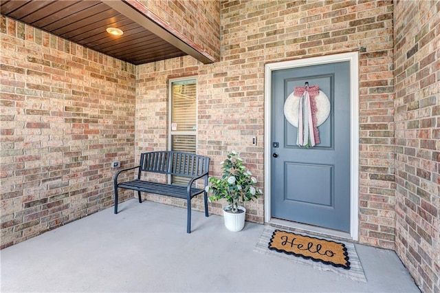 7526 Apache Dr, Lenexa, KS 66227 - entrance to property with brick siding