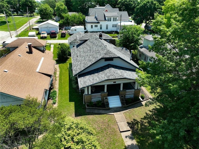 1208 Central Ave, Horton, KS 66439 - view from above of property