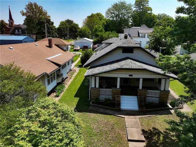 1208 Central Ave, Horton, KS 66439 - view from above of property