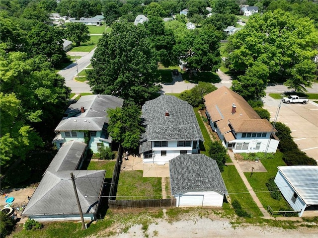 1208 Central Ave, Horton, KS 66439 - aerial perspective of suburban area