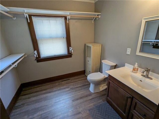 1208 Central Ave, Horton, KS 66439 - bathroom with vanity and wood finished floors