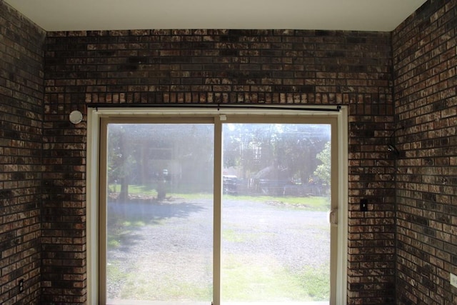 42 Driftwood Ln, Linn Valley, KS 66040 - entryway with brick wall