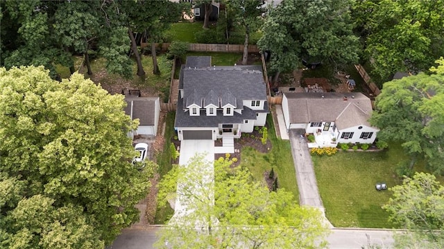 7106 Linden St, Prairie Village, KS 66208 - aerial view of property and surrounding area