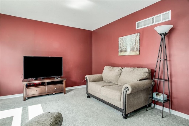3920 S Milton Dr, Independence, MO 64055 - living room with carpet flooring and baseboards