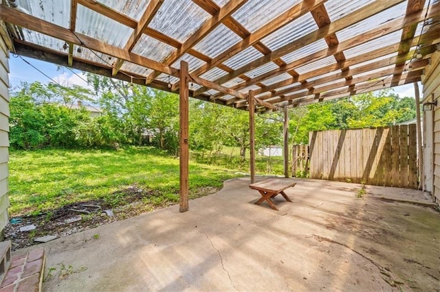 1822 Rankin Dr, Independence, MO 64055 - view of patio with a pergola