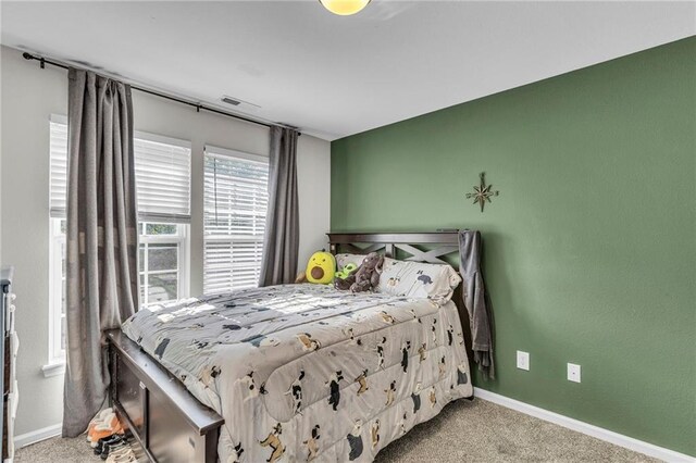 408 Eisenhower Rd, Baldwin City, KS 66006 - bedroom with carpet and baseboards