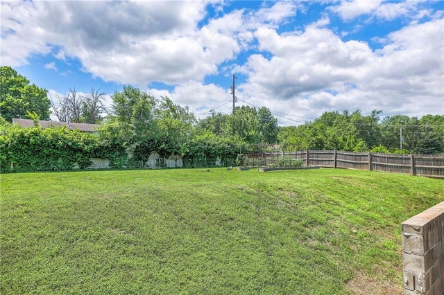 1401 Osage St, Leavenworth, KS 66048 - view of fenced backyard