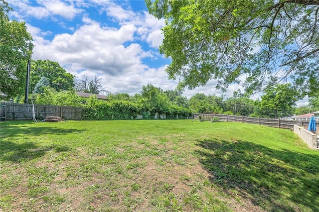 1401 Osage St, Leavenworth, KS 66048 - view of fenced backyard