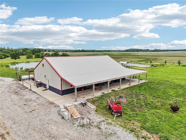 301 NW 1601st Rd, Kingsville, MO 64061 - overview of rural landscape featuring a large body of water