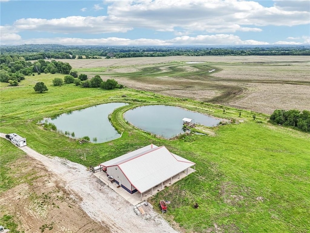 301 NW 1601st Rd, Kingsville, MO 64061 - overview of rural landscape featuring a large body of water