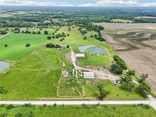 301 NW 1601st Rd, Kingsville, MO 64061 - overview of rural landscape with a nearby body of water