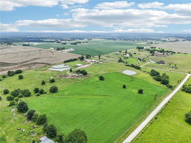 301 NW 1601st Rd, Kingsville, MO 64061 - aerial view of sparsely populated area featuring a large body of water