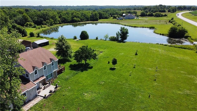 26609 S Red Bud Rd, Freeman, MO 64746 - aerial view of a nearby body of water