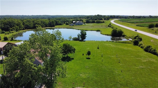 26609 S Red Bud Rd, Freeman, MO 64746 - drone / aerial view of a large body of water