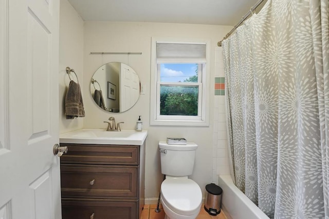 8604 Sagamore Rd, Leawood, KS 66206 - full bath featuring vanity and shower / bath combination with curtain