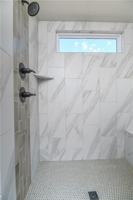 6113 Barth Rd, Shawnee, KS 66226 - bathroom with a tile shower