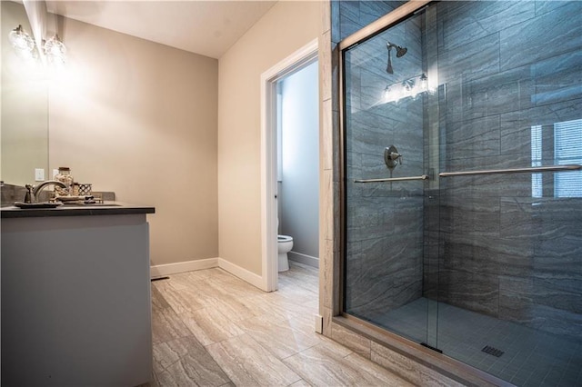 31432 W 85th Ter, De Soto, KS 66018 - full bath featuring vanity and a shower stall