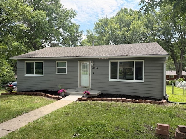 4215 Summit St, Leavenworth, KS 66048 - single story home featuring a shingled roof