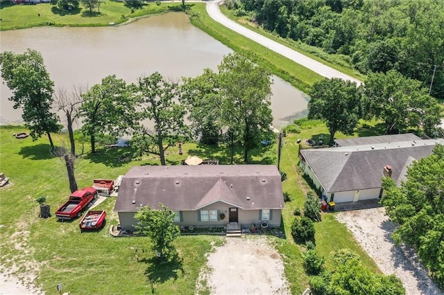 31965 Lakecrest Dr, Excelsior Springs, MO 64024 - view from above of property featuring a large body of water
