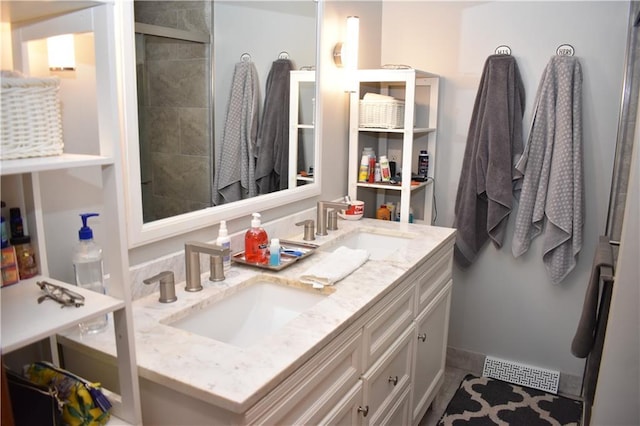7833 Garnett St, Lenexa, KS 66214 - full bath featuring double vanity