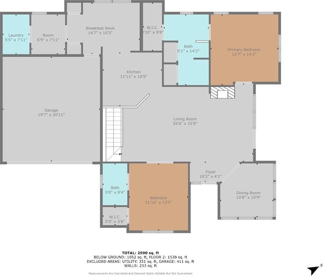 812 E 110th Ter, Kansas City, MO 64131 - view of property floor plan