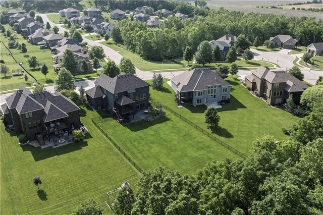 4529 Lakecrest Dr, Shawnee, KS 66218 - aerial view of residential area