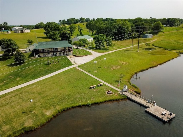 22920 Feaster Branch Rd, Warsaw, MO 64355 - aerial view of a large body of water